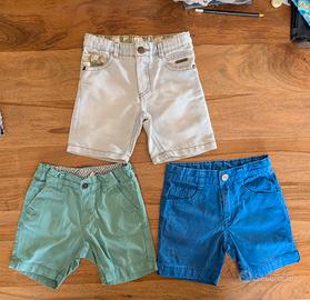 Lotto 3 pantaloncini bimbo H&M Benetton OVS 18-24m