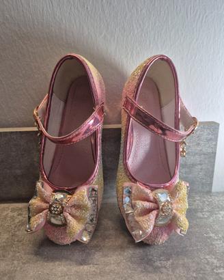 Scarpe per Bambina con Tacco per Cerimonia e Festa