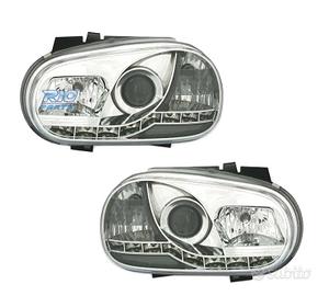 FARI VOLKSWAGEN VW GOLF 4 LUCE DIURNA LED FONDO CR