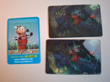 3 Card Vintage (2007) -Gormiti Mythos + Cucciolone