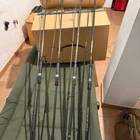 Attrezzatura da Carpfishing.
