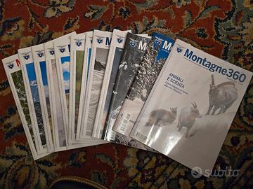 collezione rivista Montagne 360 2022