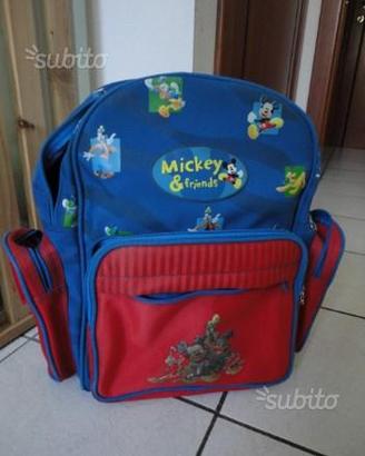 Zaino Topolino blu