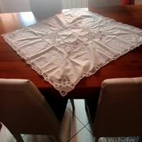 centrotavola con pizzi vintage 