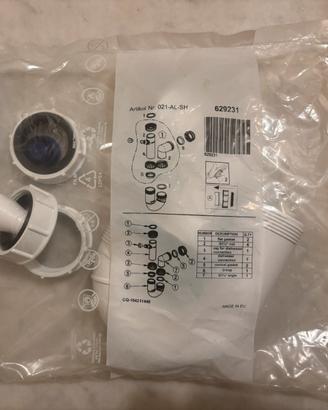 Tubo di scarico in plastica per lavello cucina