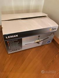 Lampadario ventilatore faró leman