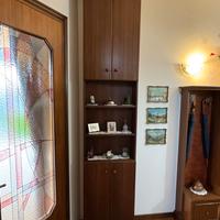 Colonna ingresso 2/ante in noce e mensole centrali