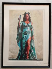 "The Statue of Liberty" cromolitografia di TVBOY