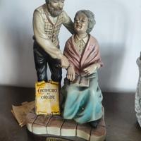 Statuine porcellana biscuit di Gianni Visentin 