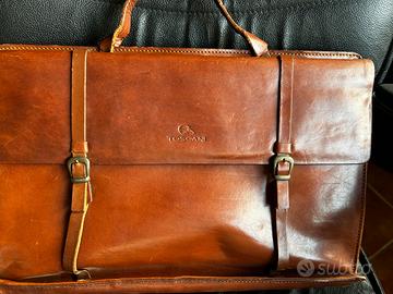 Borsa toscani 24ore in vera pelle
