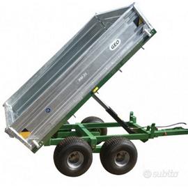 Rimorchio a quattro ruote geo rm 25 per trattore