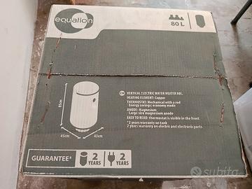 Scaldabagno NUOVO elettrico 80 litri