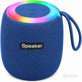 Altoparlante Bluetooth Portatile 5W con Luci RGB,