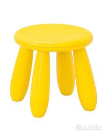 Mammut sgabello bambini giallo
