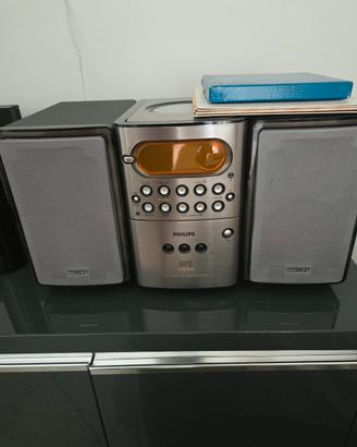 Stereo Micro Hi-Fi ( CD, radio, cassette) + casse 