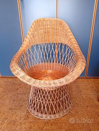 poltrona in rattan 