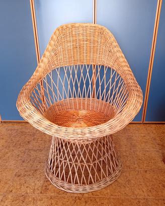 poltrona in rattan 