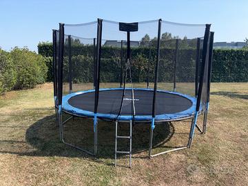 Trampolino elastico rotondo 427 cm