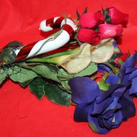 Lotto Fiori finti arredo casa Natale