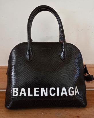 Borsa Balenciaga pitonata