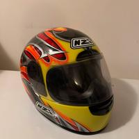 Casco Integrale NZI - Giallo/Fiamme Taglia S Usato