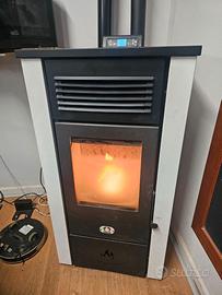 stufa a pellet canada 14 kw canalizzata