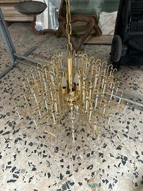 Lampadario in ottone