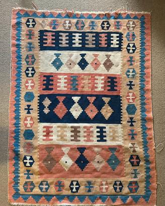 Kilim vintage fatto a mano