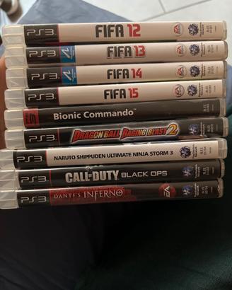 Lotto Giochi PS3 (Azione, Sport e Avventura)