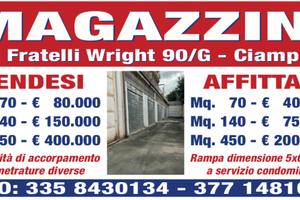 Magazzini e box auto varie metrature
