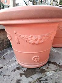 Vaso festonato in plastica