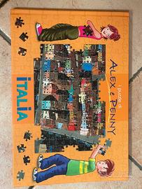 Libro puzzle geografico