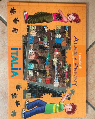 Libro puzzle geografico