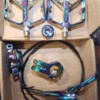 Kit per wheelie bike colore rainbow , tutto nuovo