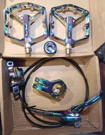 Kit per wheelie bike colore rainbow , tutto nuovo