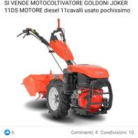 motocoltivatore joker usato pochissimo