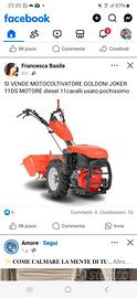 motocoltivatore joker usato pochissimo