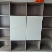 Libreria legno con ante