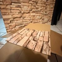 Carta effetto mattoncini in rilievo