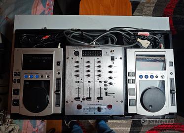 Consolle DJ Pioneer – 2x CDJ-100S + Mixer DJX-250 