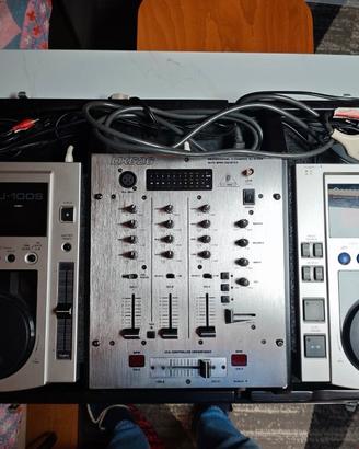 Consolle DJ Pioneer – 2x CDJ-100S + Mixer DJX-250 