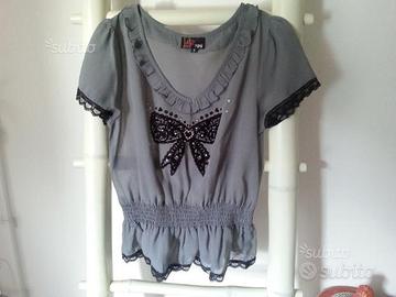 Maglietta yumi tg.s grigia