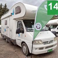 CAMPER ELNAGH DUCATO MANSARDATO 6 POSTI DINETTE GA