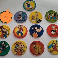 Disney Topolino 12 Fan Caps vintage anni 90