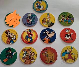 Disney Topolino 12 Fan Caps vintage anni 90