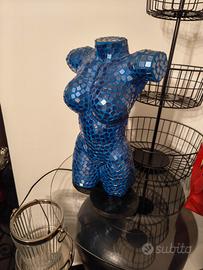 lampada busto donna