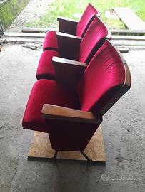 Poltrone sedie cinema vintage