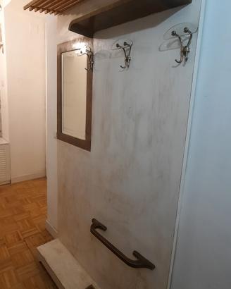 Appendiabiti da ingresso shabby chic