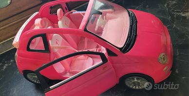 fiat 500 barbie rosa