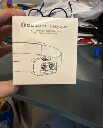 Olight Easywave torcia frontale 380 lumen nuova si